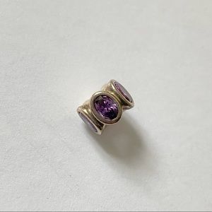 PANDORA OVAL LIGHTS PURPLE CHARM